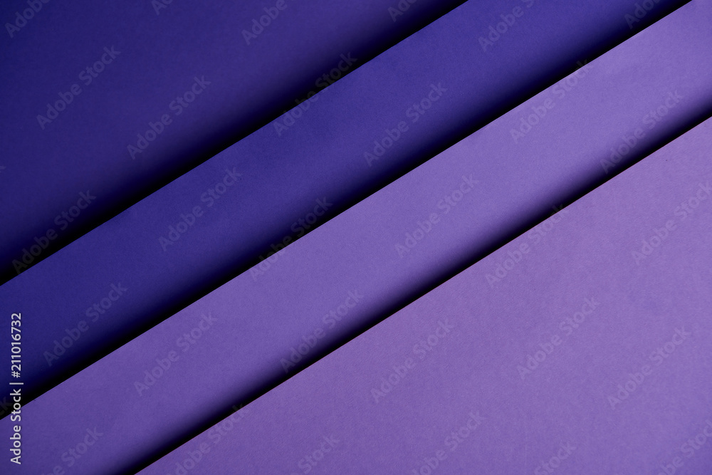 Fototapeta premium Pattern of overlapping paper sheets in purple tones