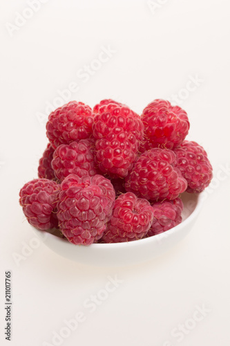 Fresh delicious juicy raspberries