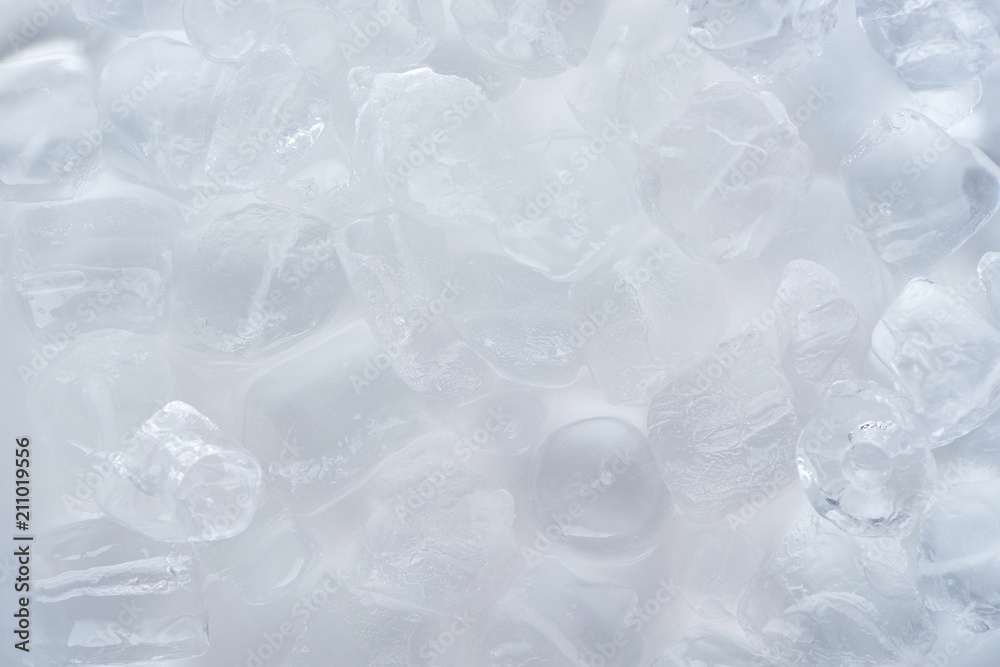 close-up view of frozen ice cubes background close-up view of frozen ice cubes background
