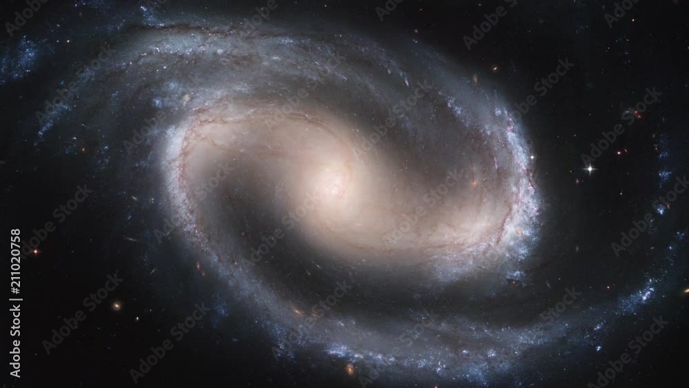 4K NASA Cinemagraph Collection - NGC 1300 Barred Galaxy. Seamless loop.