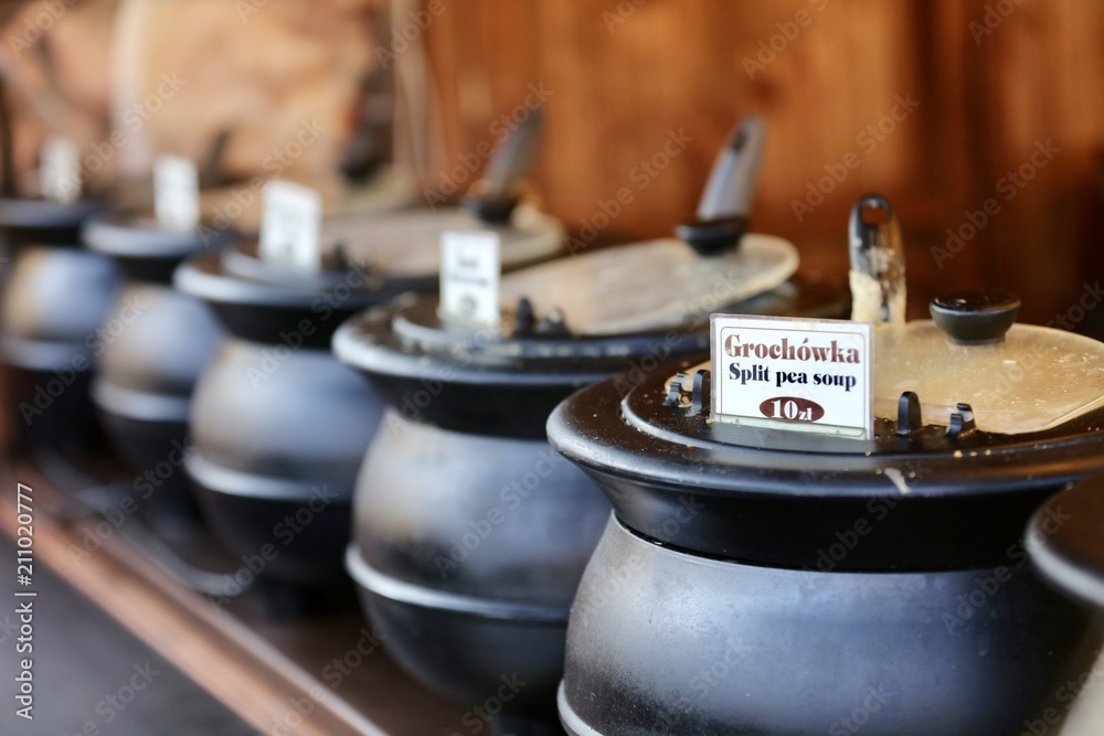 Obraz premium Zupa, grochówka