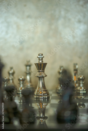 chess game leader ship on bussiness