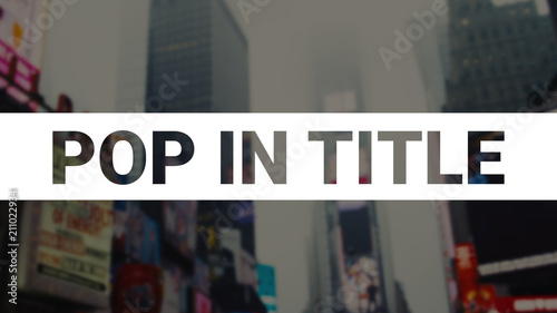 Pop In Title