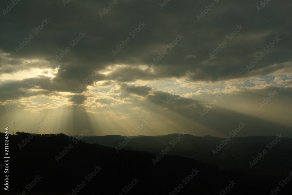 Landscape and Sunset