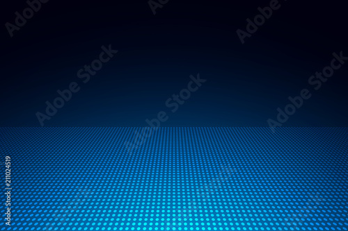Abstract blue dots background with copy space
