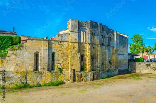 Fototapeta Ruins of a medieval church in Saint Emilion, France