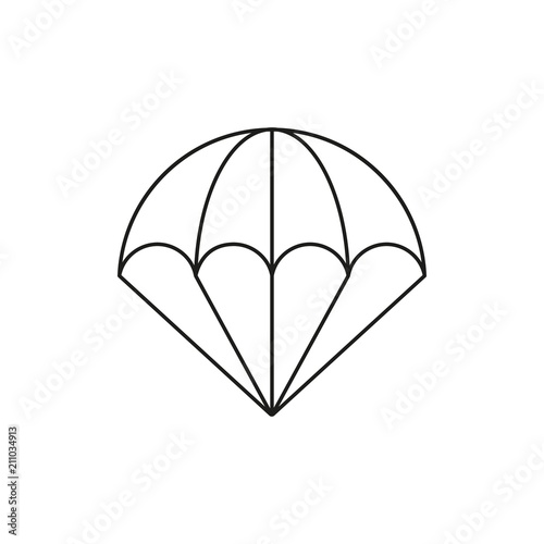 Parachute of icon