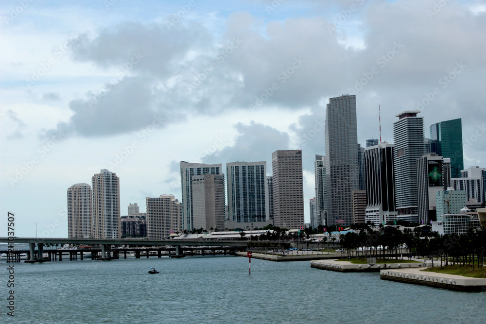 Obraz premium Skyline Miami Beach