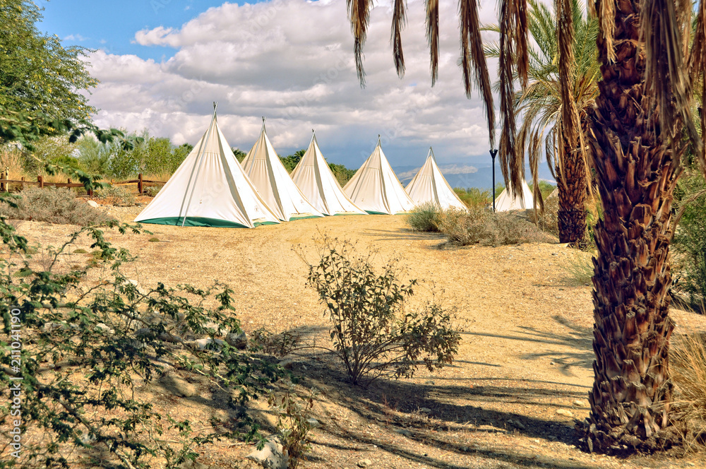 Teepees in the Desert