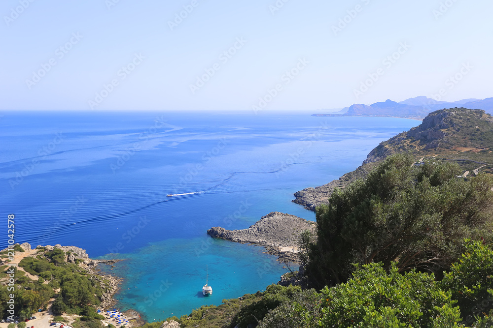 Ladiko Bay, Rhodes, Greece
