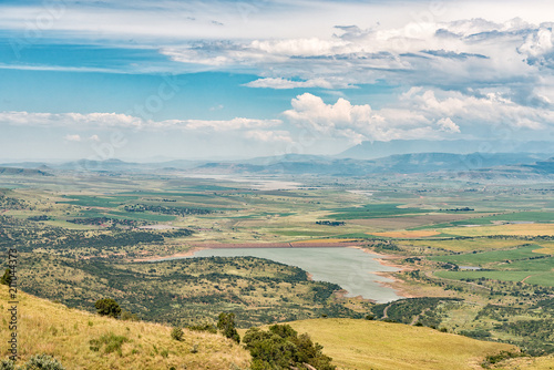 View from the top of Oliviershoek Pass into Kwazulu-Natal