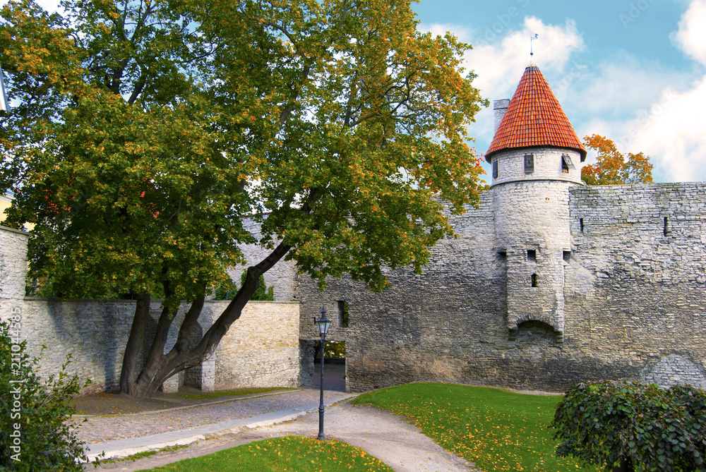 Fortress wall, Tallinn, Estonia