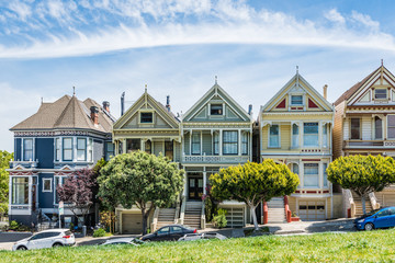 Painted Ladies of San Francisco, California, USA.