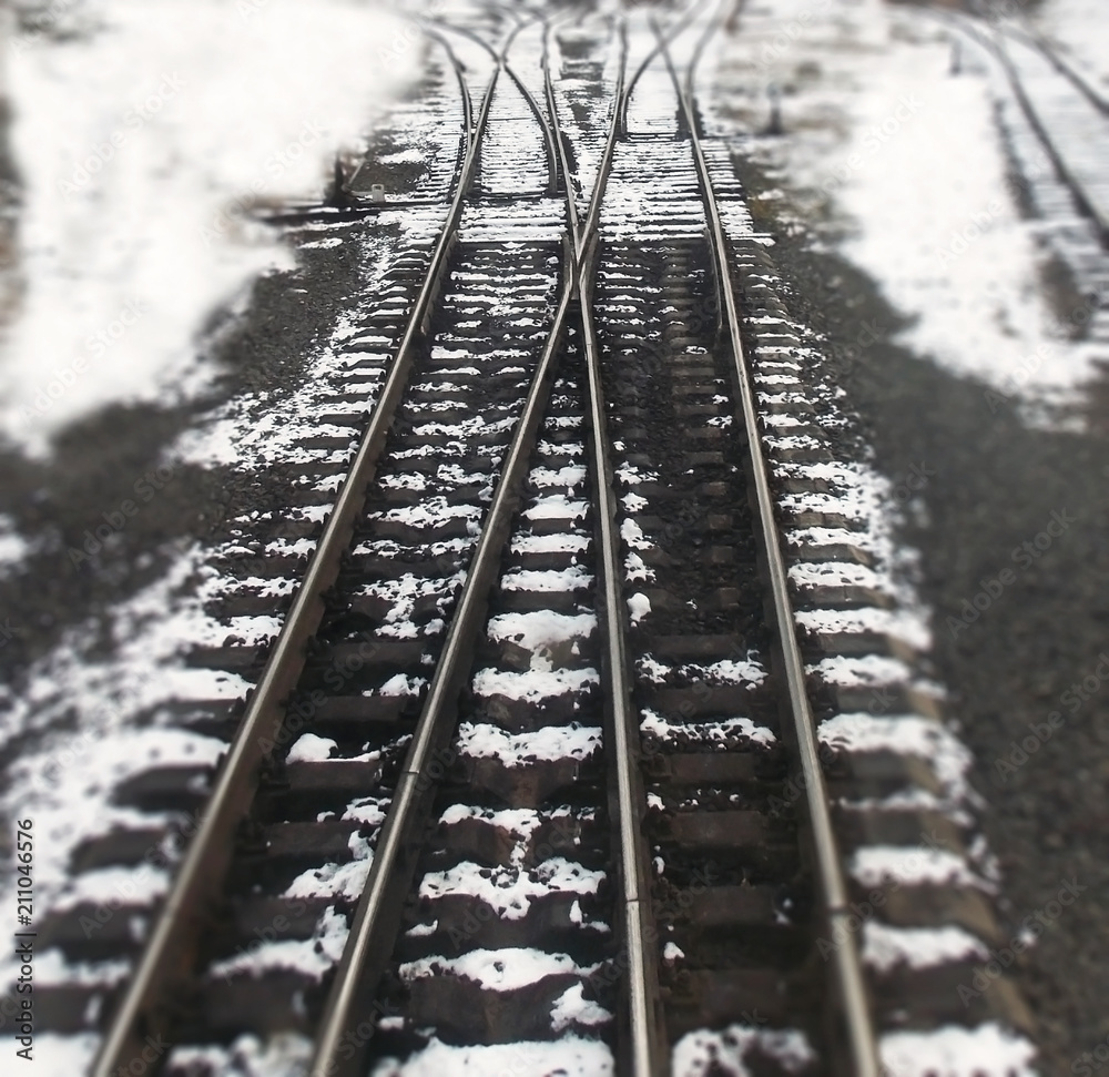 Fototapeta premium railway track