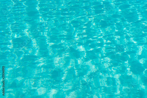 beautiful cool water in swimming pool