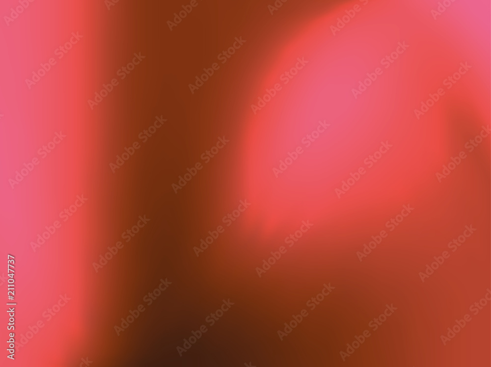 Pink gradient background. Vector illustration. Bright pattern with a smooth flow of shades of pink color 