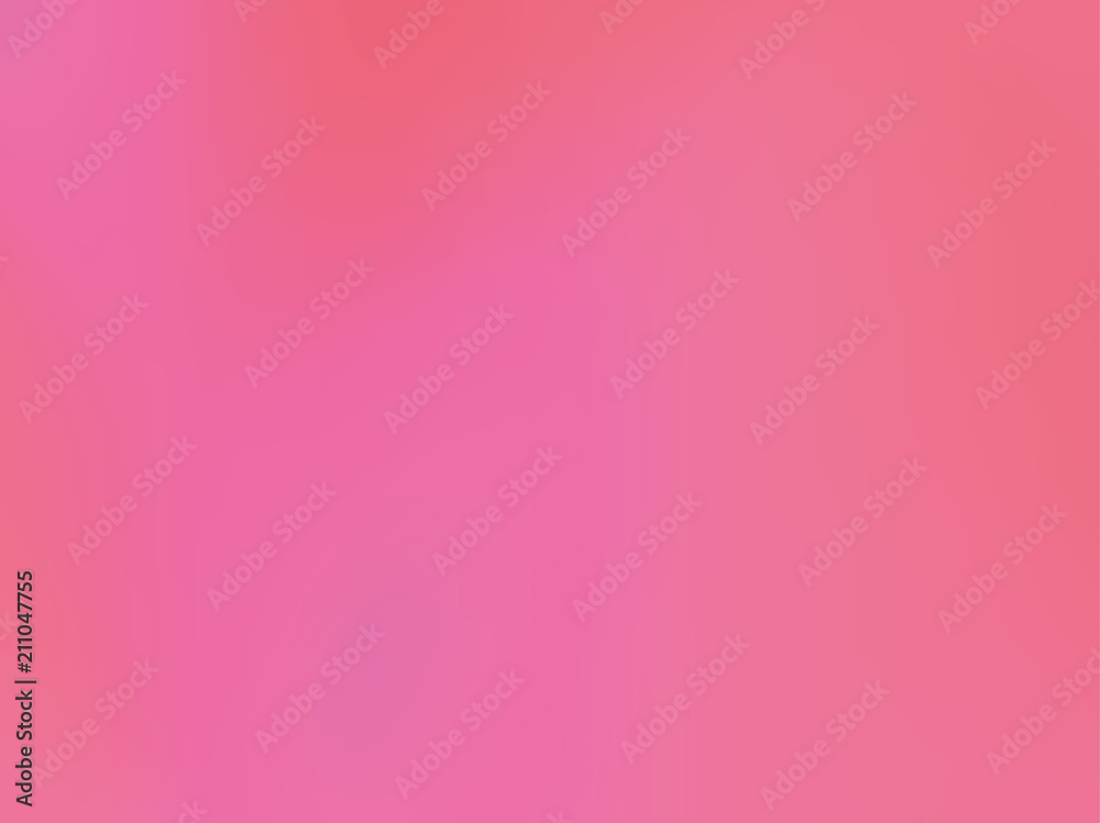 Pink gradient background. Vector illustration. Bright pattern with a smooth flow of shades of pink color 