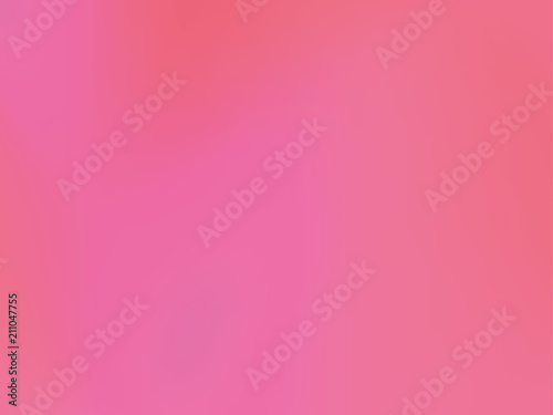 Pink gradient background. Vector illustration. Bright pattern with a smooth flow of shades of pink color  © annagolant