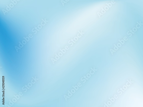 Blue gradient background. Vector illustration. Bright pattern with a smooth flow of shades of blue color 