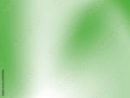Green gradient background. Vector illustration. Bright pattern with a smooth flow of shades of green color 