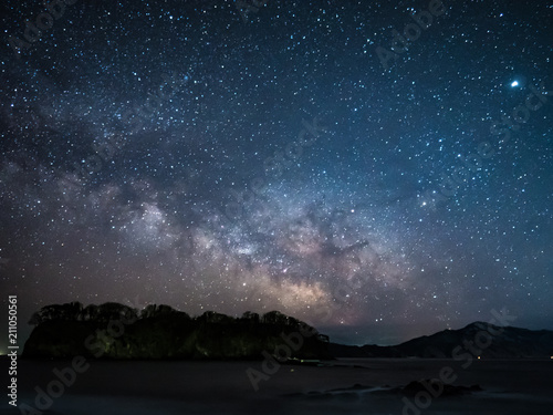 日出島漁港からの星空