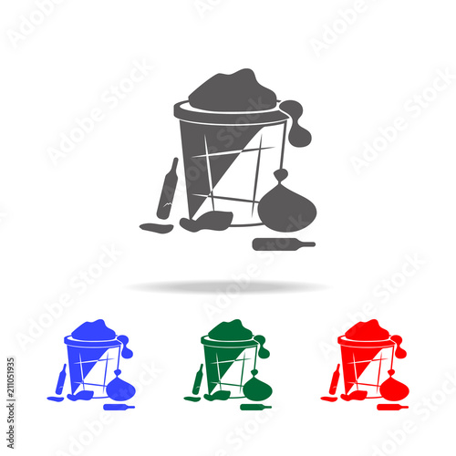 overcrowded urn icon. Elements of psychological disorder in multi colored icons. Premium quality graphic design icon. Simple icon for websites, web design, mobile app