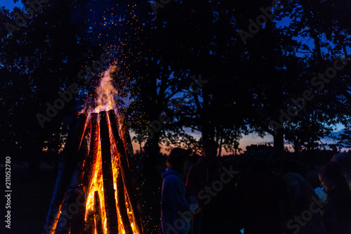 midsummer bonfire