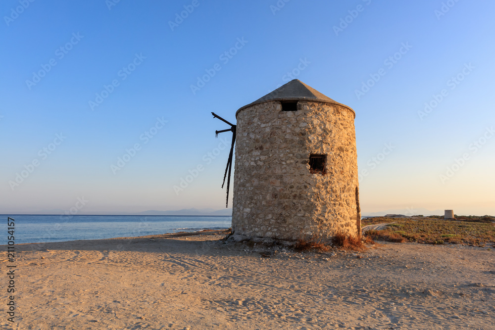 Old windmill, Lefkada Greece Old windmill, Lefkada Greece