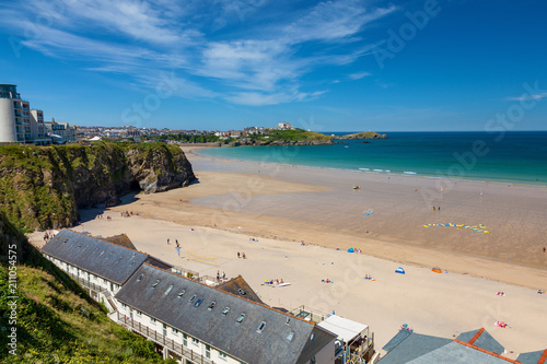 Tolcarne Beach Newquay Cornwall England photo