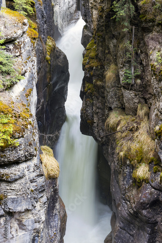 Maligne Canyon Falls Jasper National Park photo