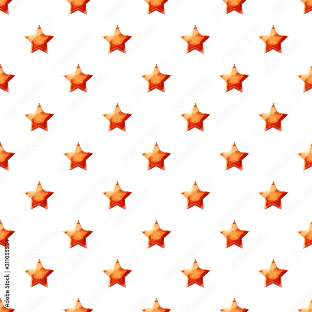 Red star pattern seamless repeat in cartoon style vector illustration Red star pattern seamless repeat in cartoon style vector illustration