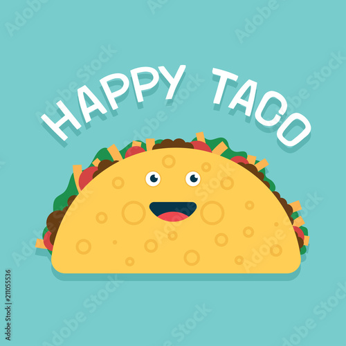 Taco mexican food.