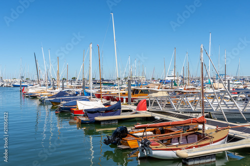 Arcachon (Bassin d'Arcachon, France), le port de plaisance