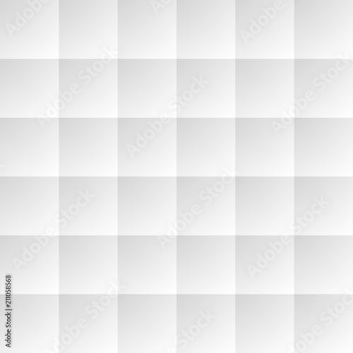 Light grey seamless vector checked pattern background.