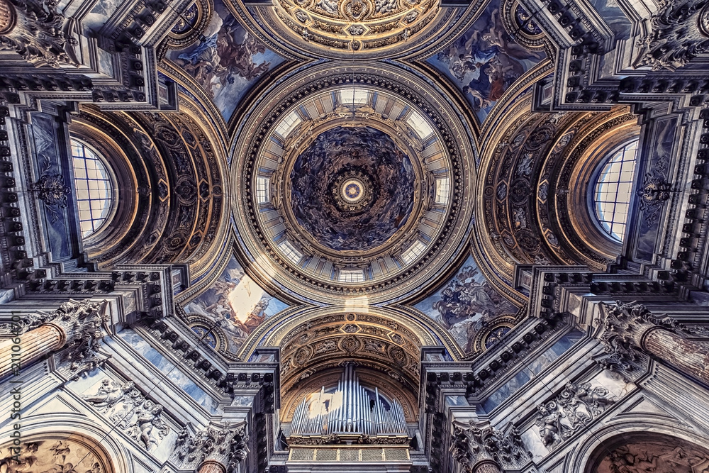 Ceiling of the Sant'Agnese in Agone in Rome