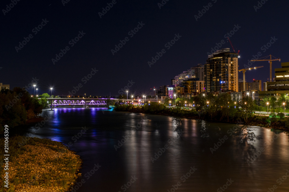 Bow River after Dark 