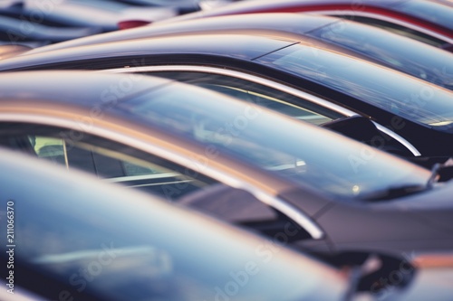 Brand New Cars in a Row © Tomasz Zajda