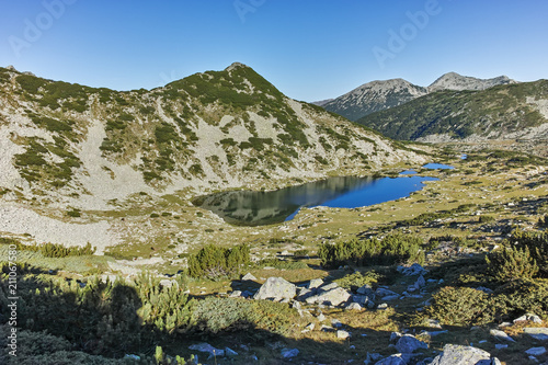 Amazing landscape with Chairski lakes, Pirin Mountain, Bulgaria