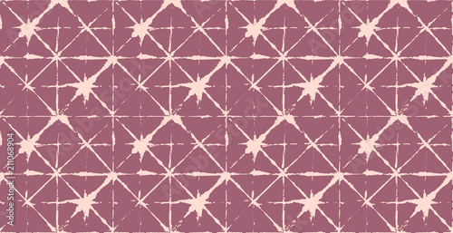 Baby Pink, Blue, Turquoise Stripes Organic Vector Seamless Geo Pattern. Fine Suit Ikat Tie Dye Wabi Sabi Traditional Winter Prints. Hand Drawn Female Fashion Design, Childrens Exotic Kimono Ornament.