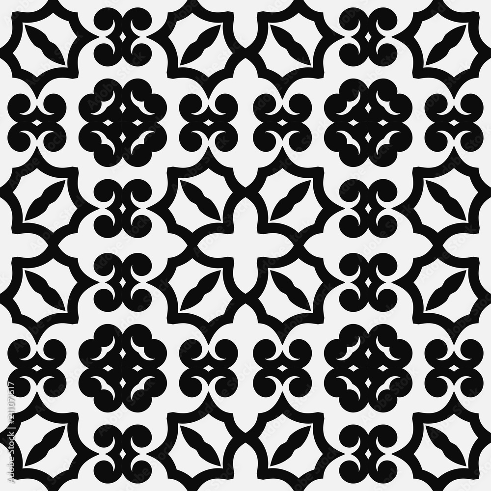 Fototapeta premium Ornamental seamless pattern