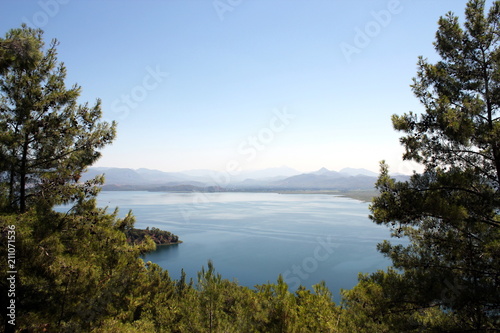 Koycegiz Lake in Mugla, Dalyan, Turkey
