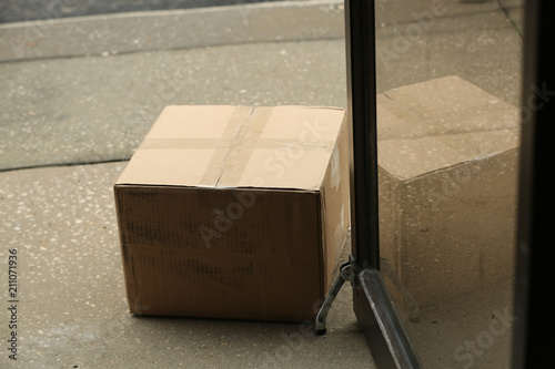 box at the door