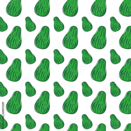 delicious avocado organic fruit background