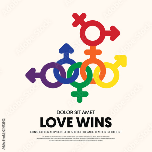 LGBT community poster template background