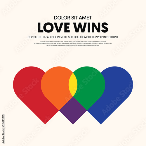 LGBT community poster template background