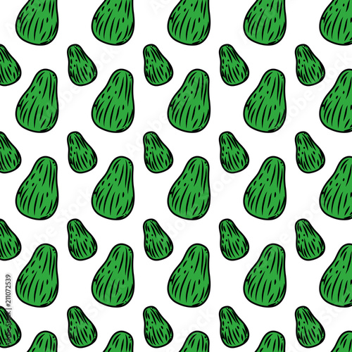 color delicious avocado organic fruit background