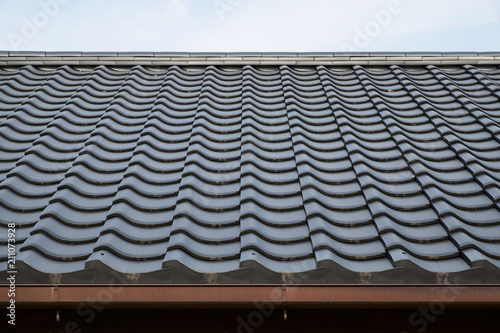 Tile roof pattern.