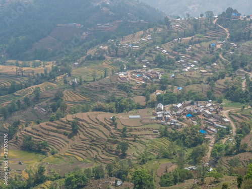 Mountain view at Nagarkot, Nepal