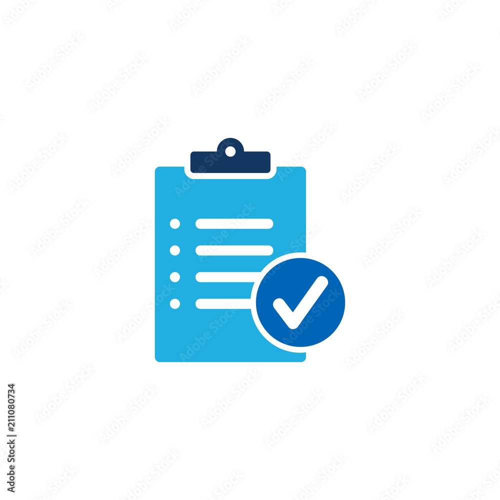 Check Document Logo Icon Design Check Document Logo Icon Design