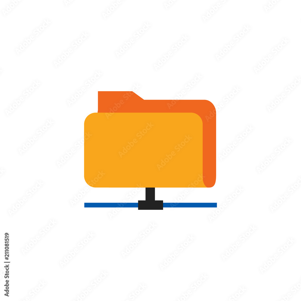 Folder Hosting Logo Icon Design Folder Hosting Logo Icon Design